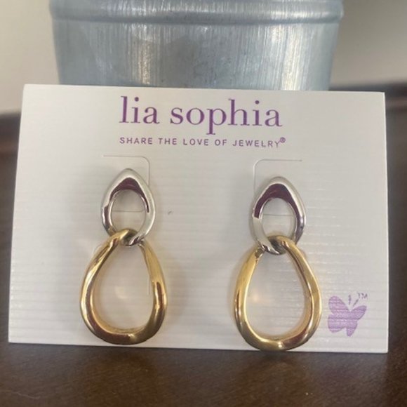 Lia Sophia “EMBRACE” Earrings - Picture 1 of 7